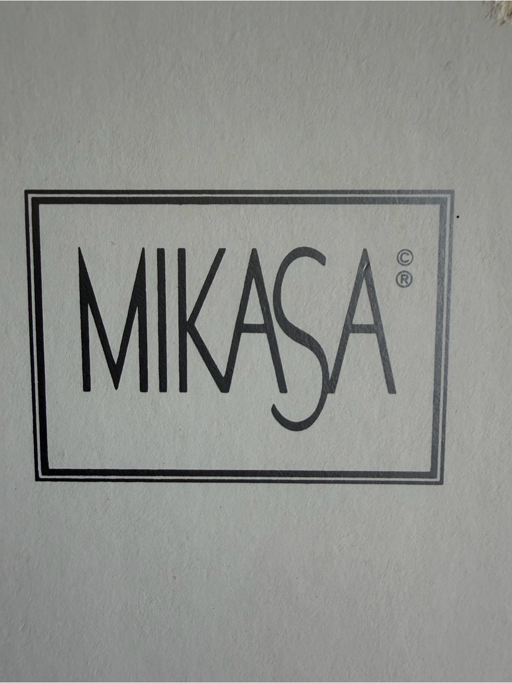 Mikasa vintage crystal wine glasses